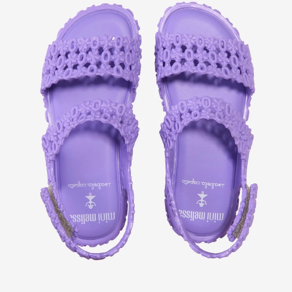 MINI MELISSA Brand New
Girls Isabela Capeto Panc Jelly Sandals
SOLD OUT Purple